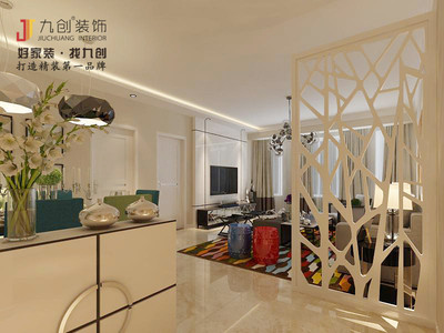 盛世國際現(xiàn)代簡約風(fēng)裝修設(shè)計(jì)解析 淄博九創(chuàng)裝飾原創(chuàng)空間藝術(shù)